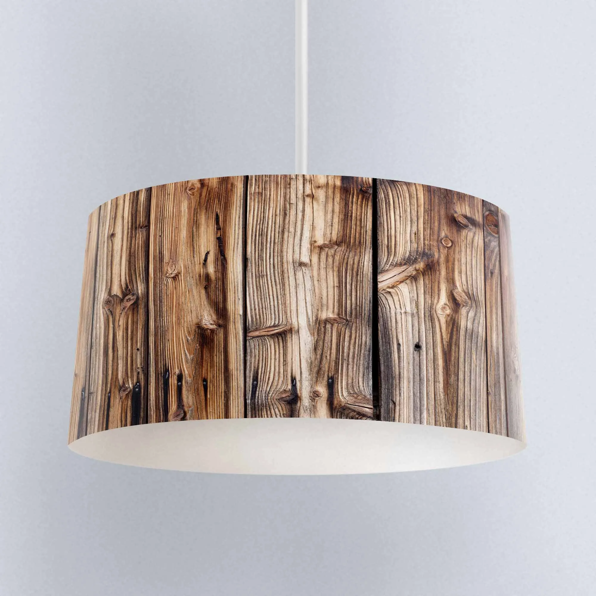 

Else Vintage Aging Trees Wood Digital Printed Fabric Chandelier Lamp Drum Lampshade Floor Ceiling Pendant Light Shade