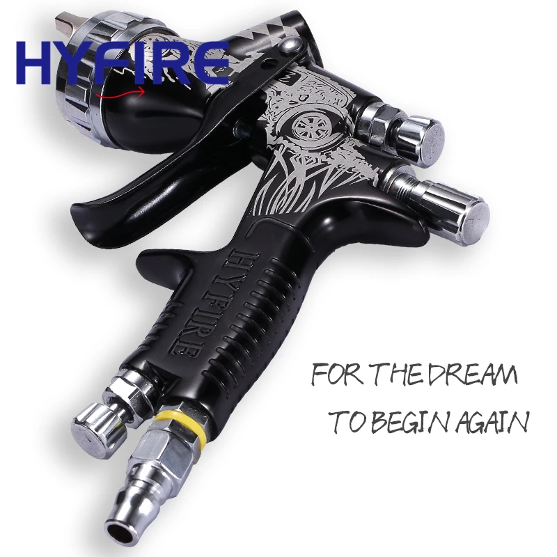 HYfire spray gun corrosion resistance spray gun air paint gun water based automotive guns car painting tools pistol paint