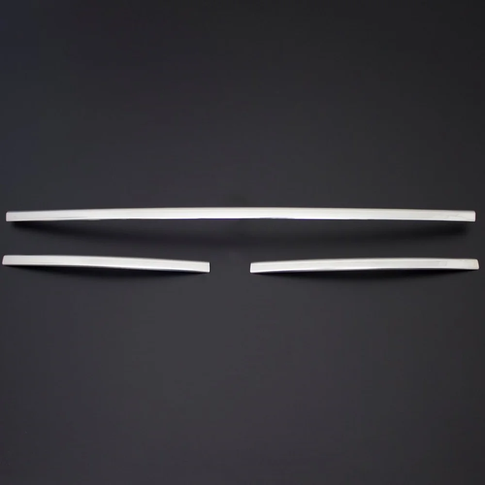 For Volkswagen VW T6 Transporter Chrome Front Bumper Streamer 3 Pcs 2015-2019 . Stainless Steel. A + Quality Modified Design