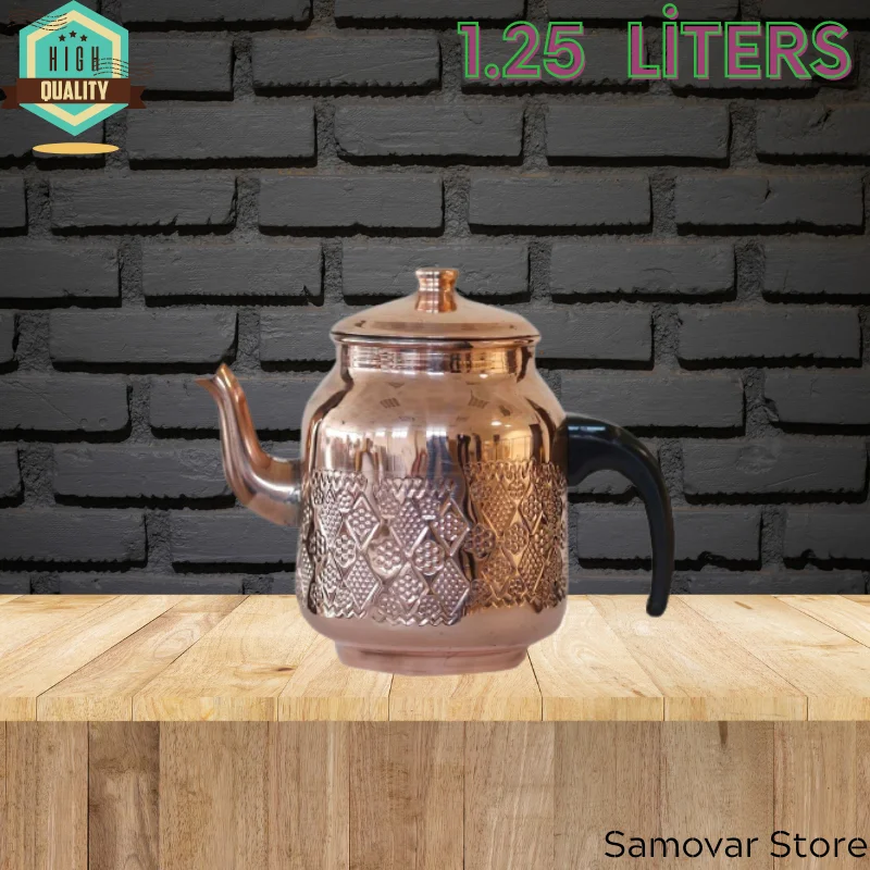 Copper Teapot tea teapots Tea service turkish teapot tea set Kettle tea items teaware Strainer tea infuser For tea brewing coffe