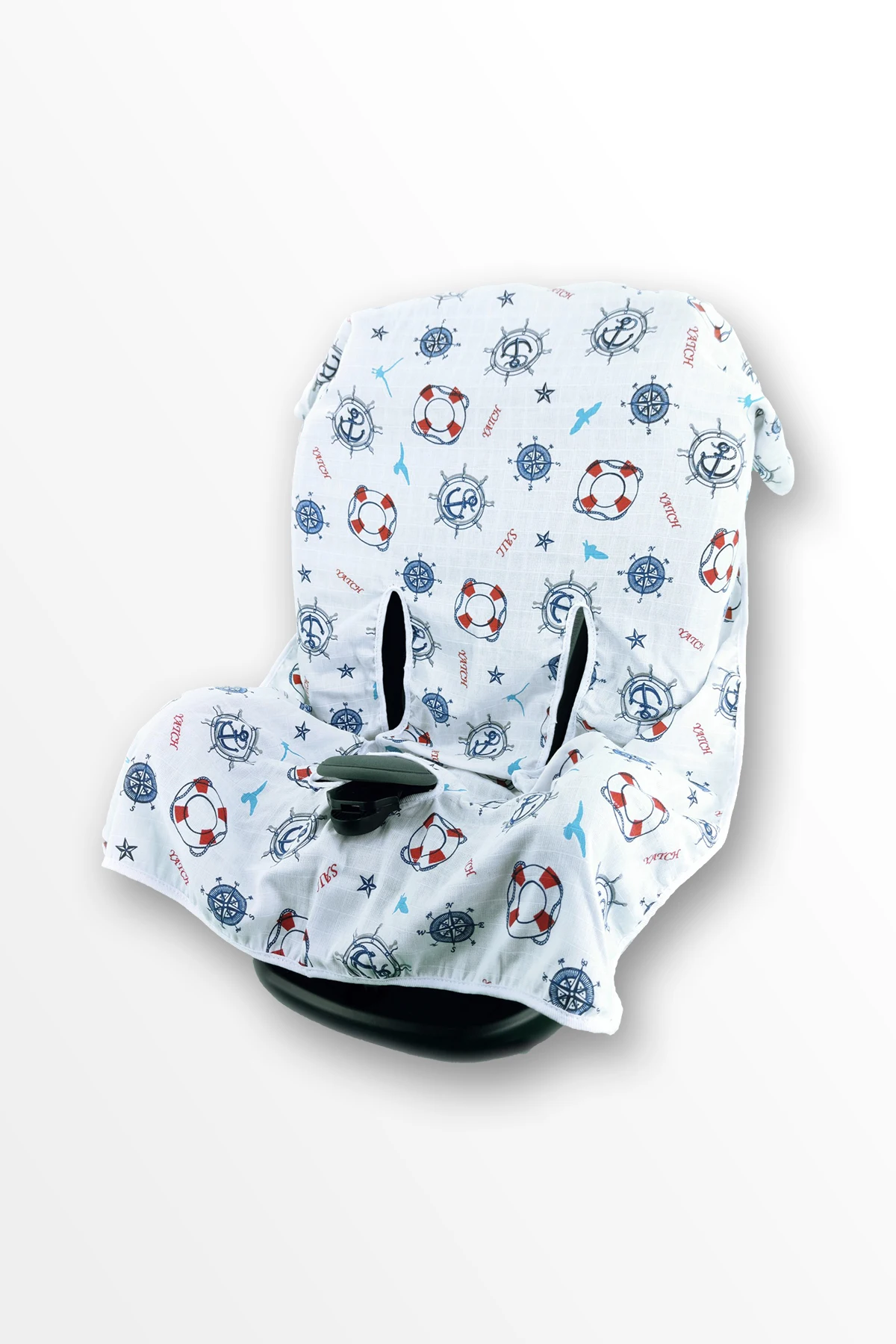 24 Different Colors & Patterns Organic Cotton Muslin Car Seat Cover 100% Cotton Baby Newborn Quality Made in Turkey