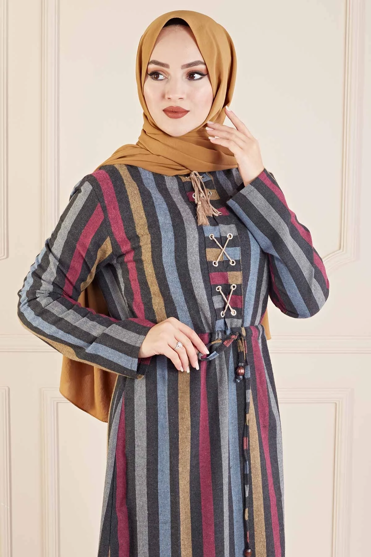 Turkse Kleding Voor Vrouwen Herfst Jurk Moslim Kledingstuk Eid Plus Size Jurken Marokkaanse Caftan Marokkaanse Tajine 3Abaya Kledingstuk Hijab