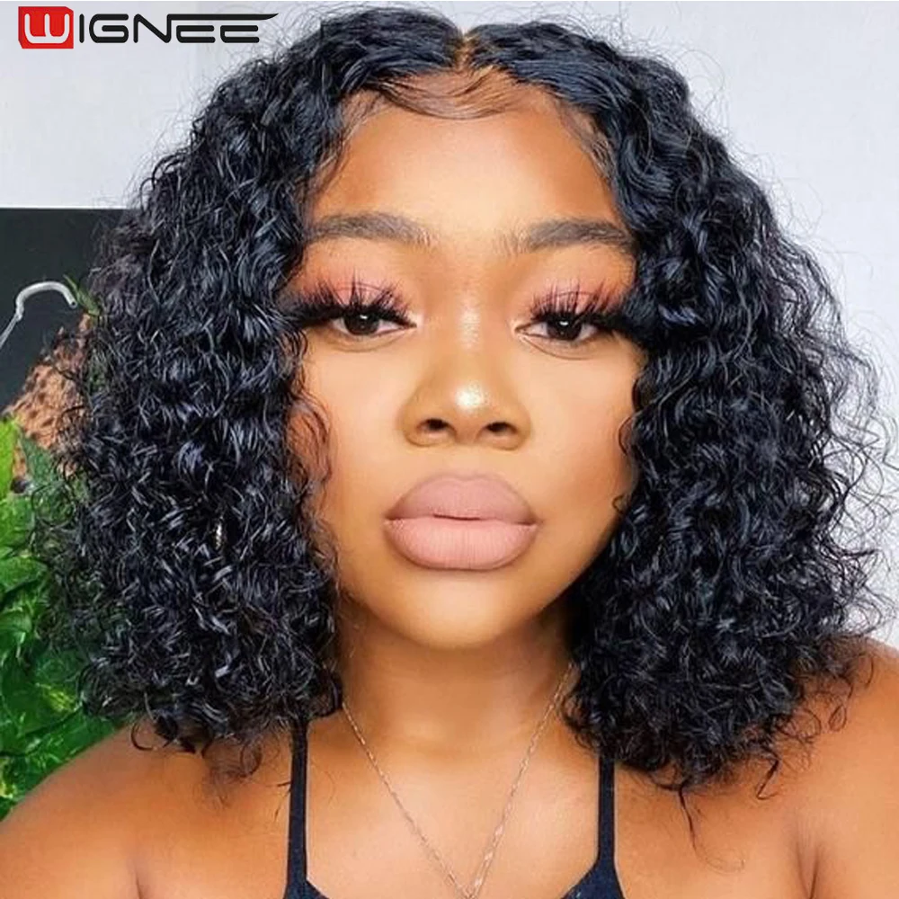 Wignee Wig Lurus untuk Wanita Kulit Hitam Wig Merah Rambut Sintetis Wig Panjang Rambut Tahan Panas Wig Renda Tanpa Lem Rambut Coaplay/Kehidupan Sehari-hari