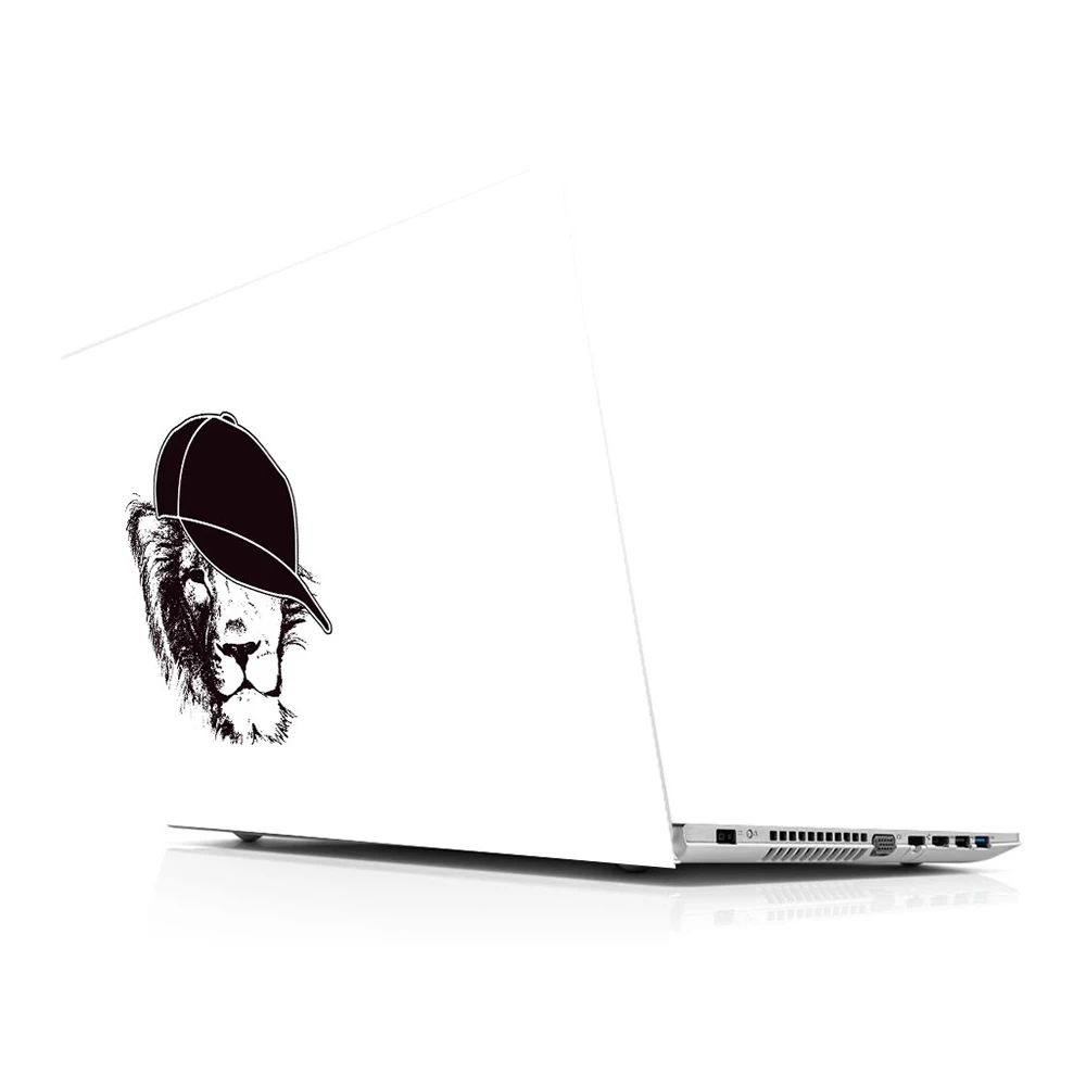 Sticker Master Black Lion With Hat universal laptop skin for 13 14 15 15.6 16 17 19 