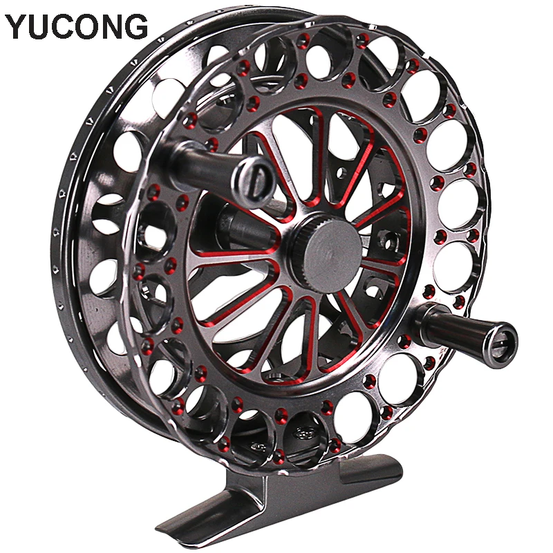 

YUCONG Fly Fishing Reel 2BB Large Arbor Aluminum Fly Reel 8kg Max Drag Left&Right Handle Fishing Wheel 1:1 Gear Ratio Pesca