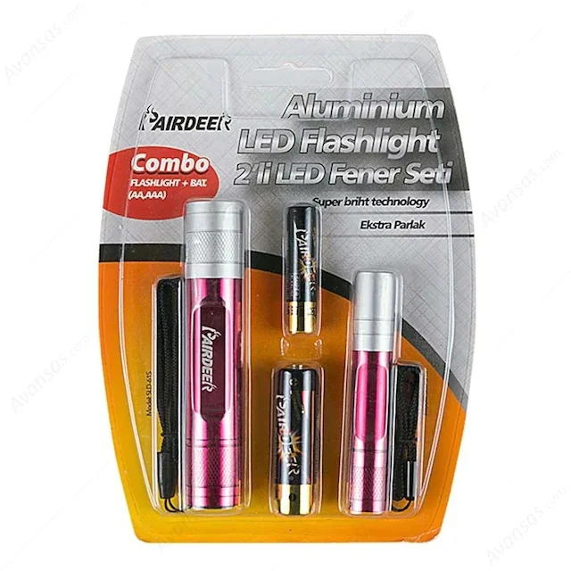 2 gang Aluminium LED Flashlight Set 436467941