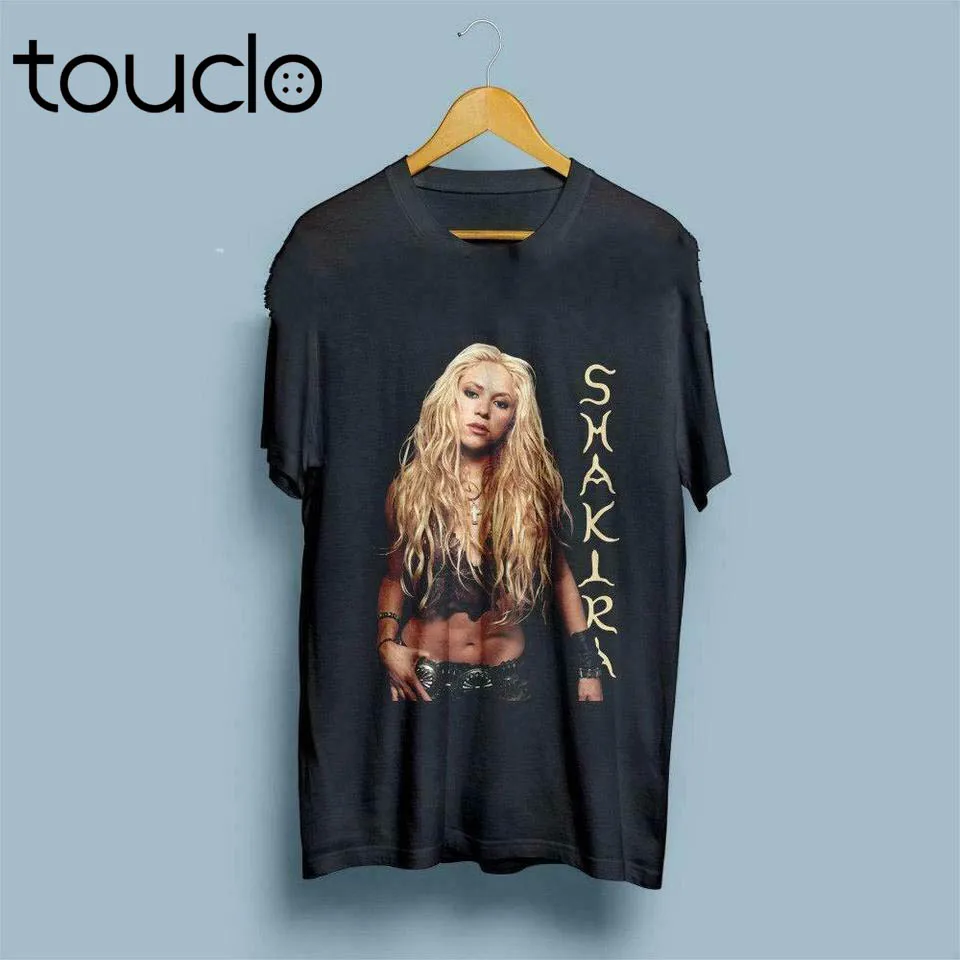 Shakira Classic T-Shirt Funny Birthday Cotton Tee Vintage Gift Men Women