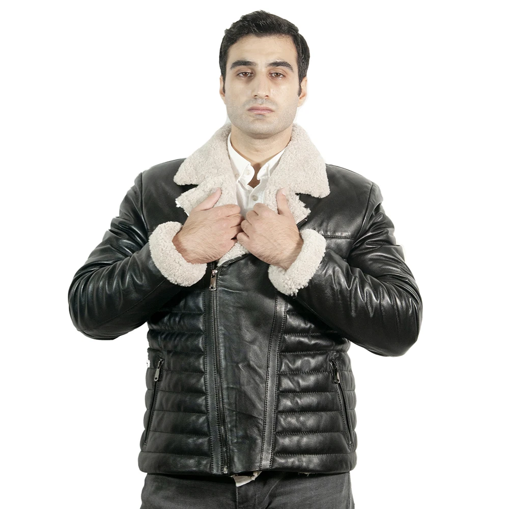 Zoramotti,Leather Jacket,Genuine Leather,Lambskin,Classic,quality,Natural Leather,Keeps,Warm