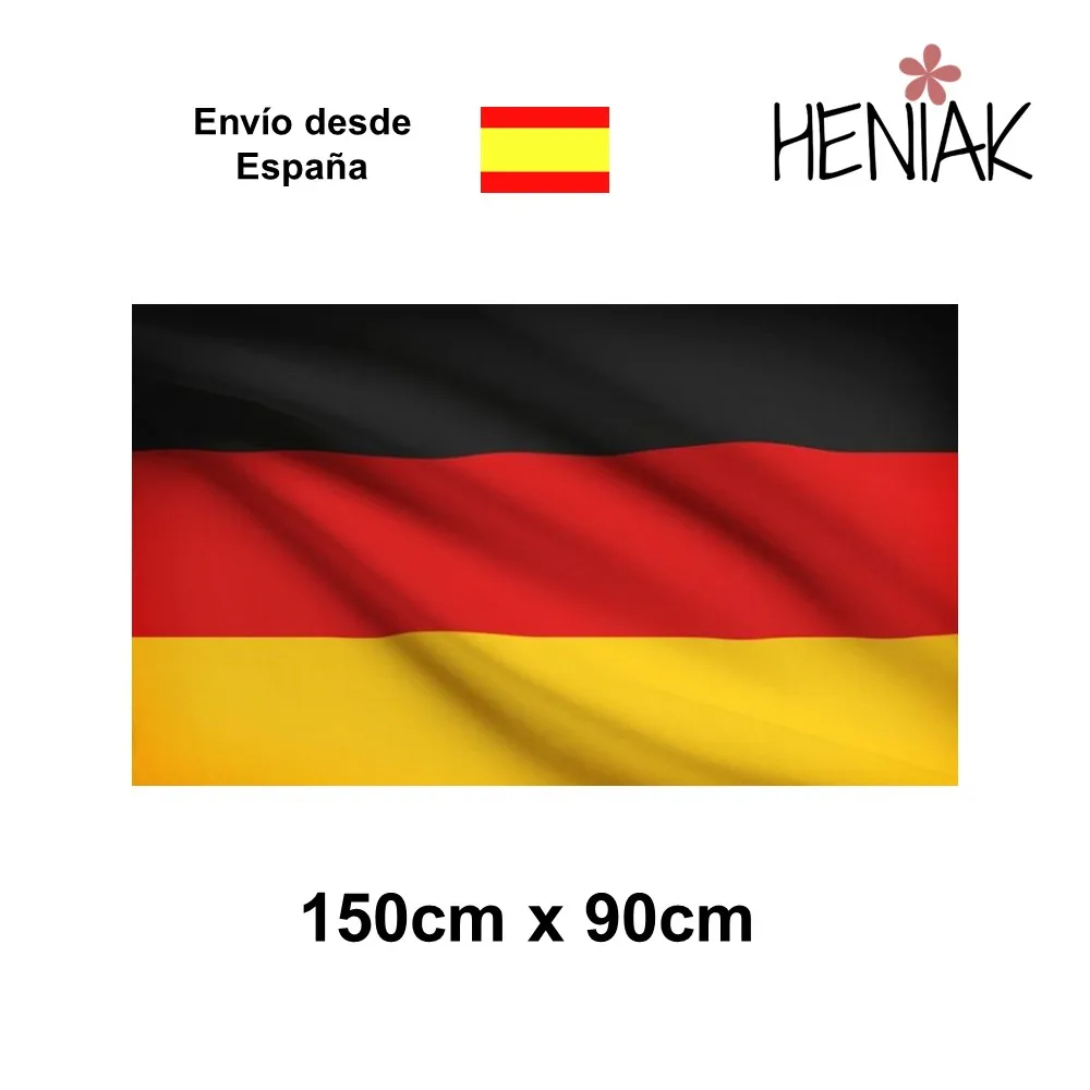 Germany national flag 150cm x 90 cm polyester fabric German black red yellow decoration banner