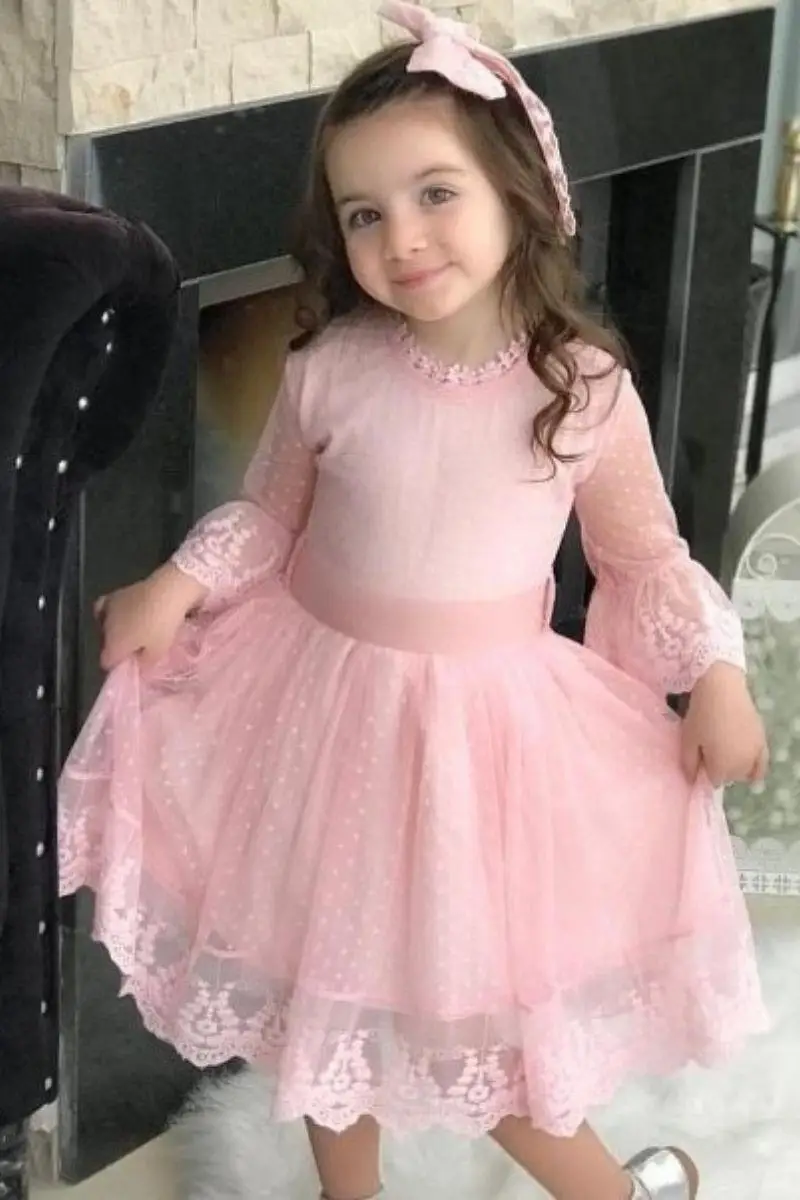 Girl's Princess Bumper Powder Dress epembe flower girl dress sleeveless girl princess wedding party dress First Communion dress