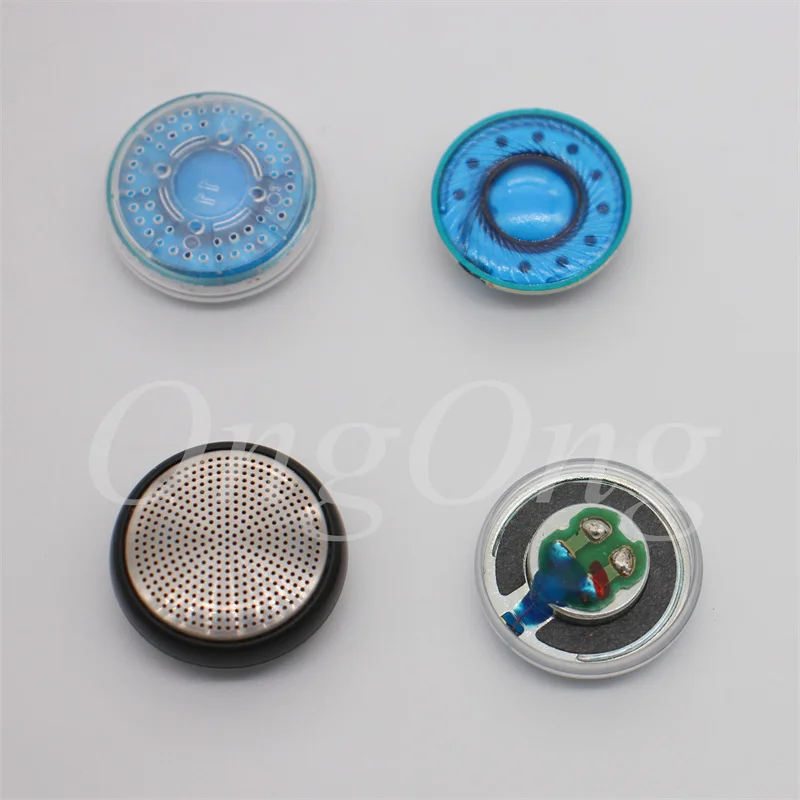 15.4mm Speaker Unit Earphone Sapphire PET Polymer Film Blue Diaphragm 32ohm Horn N52 Neodymium Magnet 300ohm Driver 2PCS