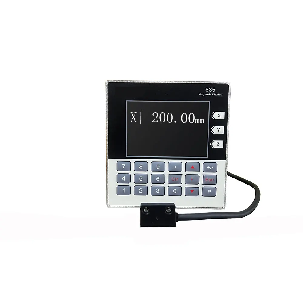 Imagem -06 - Mini Tttl Readout Lcd Conjunto Dro Magnético Eixos Sino Óptico Torno Eletrônico Linear Escalas de Medição Digital