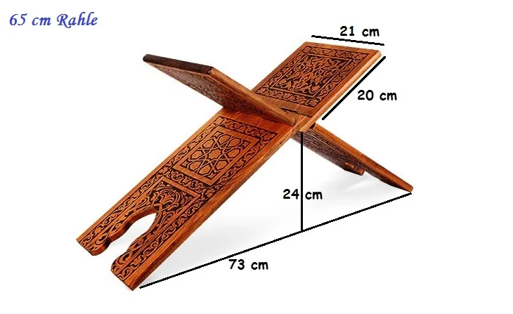 Burning Pattern Wooden Folding Book Stand,Handmade Wooden Magazine Bookshelf,Quran Stand,Bible Holder,Wood Carving Rack,