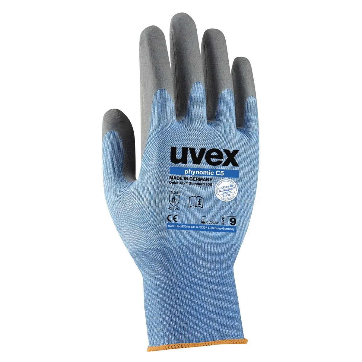 

Uvex 60081 C5 Cut Protection Glove En 388: 2016 (4 x 4 2 c) approved