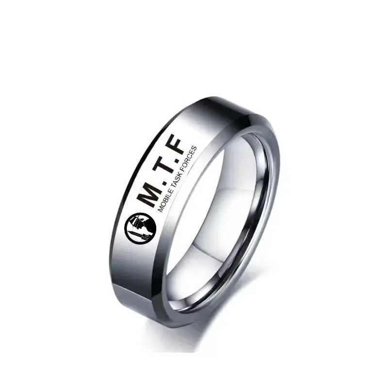 SCP Foundation Cosplay Metal Ring For Men Women Casual Pendant Jewelry Accessories With Black Rope Fans Gift image 6