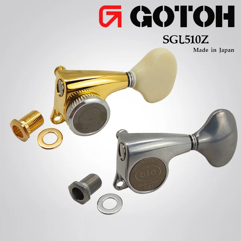 GOTOH SGL510Z L3+R3 Guitar Tuners Keys, 1:21 Ratio