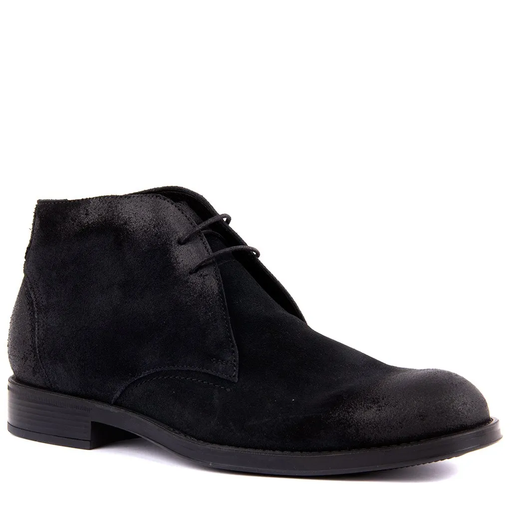 Botas de couro de camurça