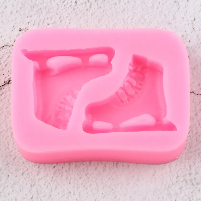 Skate Shoes Silicone Molds DIY Fondant Cake Decorating Tools Cupcake Topper Candy Polymer Clay Mould Chocolate Gumpaste Moulds