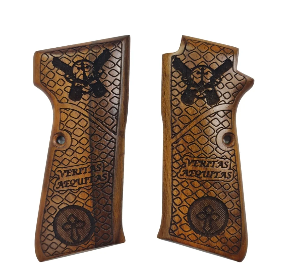 MAB Model PA-15 Ottoman Tugra and Bana Model Laser Cut Mod1 Wooden handles gun accessory hunting gun handles 1