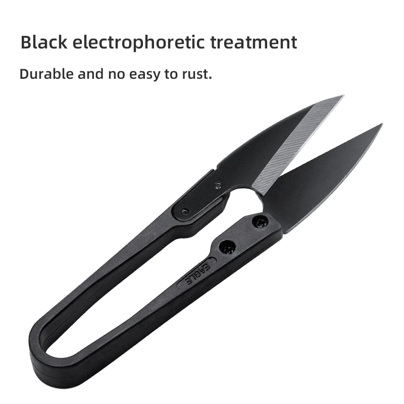 WUTA Antirust Thread Scissors Cutter Sewing Scissors Professional Tailor Metal Blade Nippers U Shape Clippers DIY Needlework