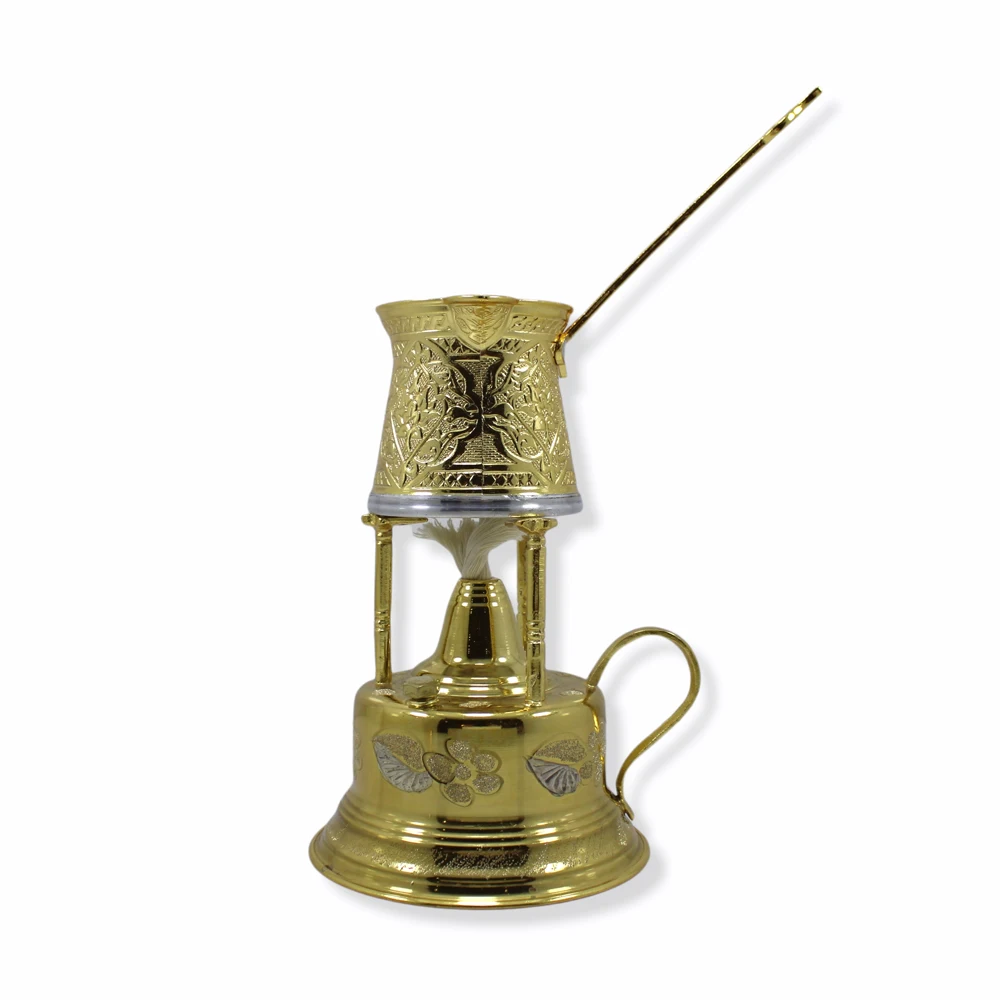 Tulpe Home Zubehör Authentische Türkisch Arabisch Messing Handmade-Kaffee Maker Alkohol Brenner Brauen