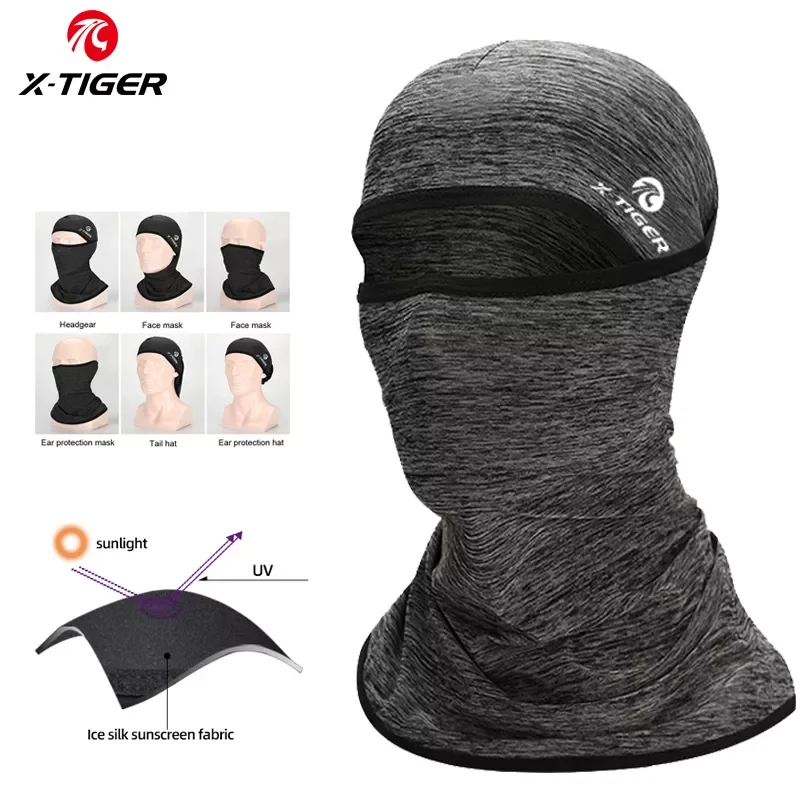 X-TIGER Face Mask Summer Sun Protection Camping Hiking Scarves Fishing Magic Scarf Cycling Bandana Bicycle Balaclava Headwear