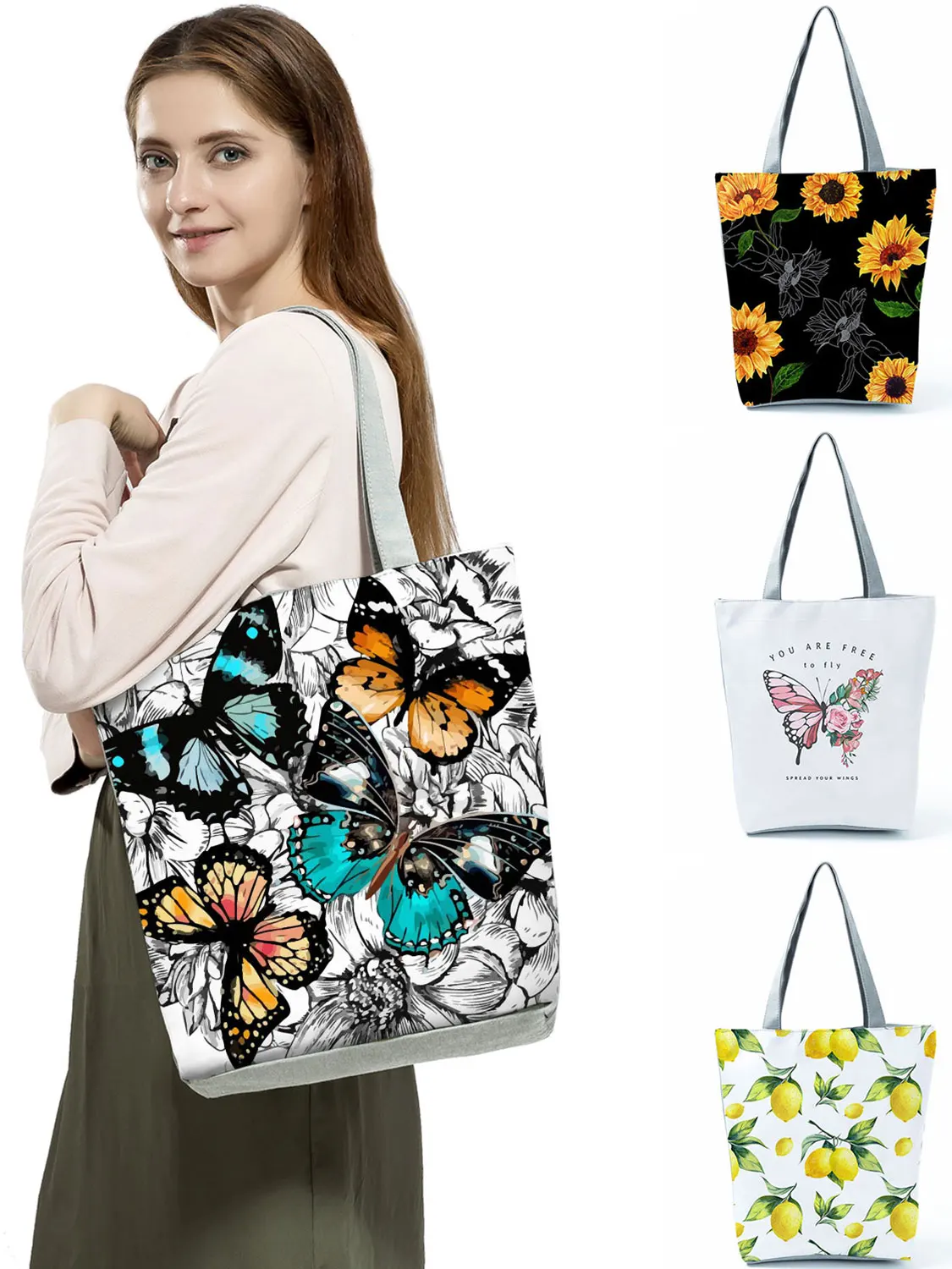 Bolsos de hombro con apliques de mariposa - Oferta Limitada en Stock