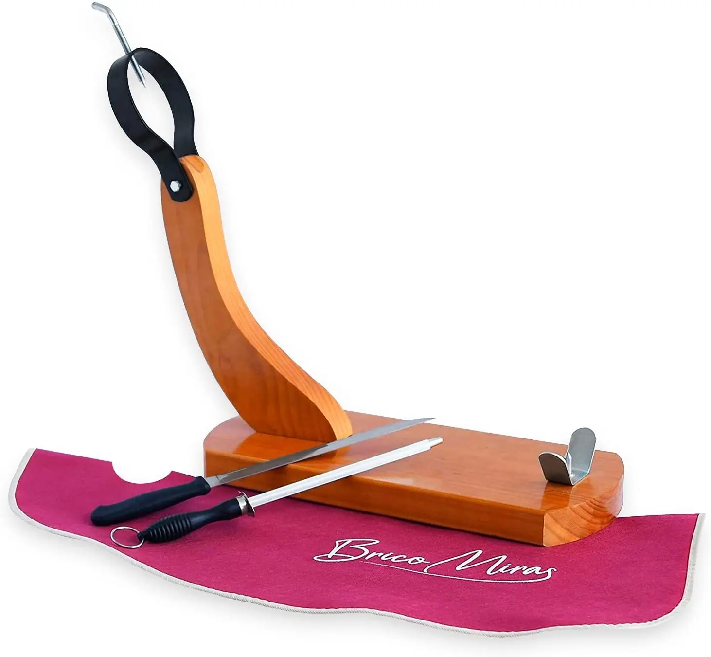 JAMONERO model economic HUELVA, gift knife + CHAIRA + cubreham, support Ham gondola Ideal for home use