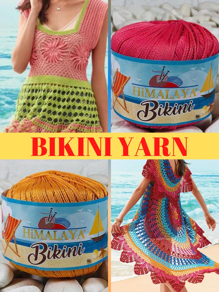 Finger Knitting Yarn - 9 Color Options - 120 Meters(100gr) -Himalayan Koala - Blanket - Booties - Accessory Materials-Line-