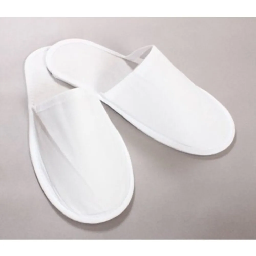 10-20-50-100 Pcs Hotel Slippers Disposable Anti Slip Unisex White Flat Slipper Lightweight Fluffy Sanitary Hotel Travel Slippers