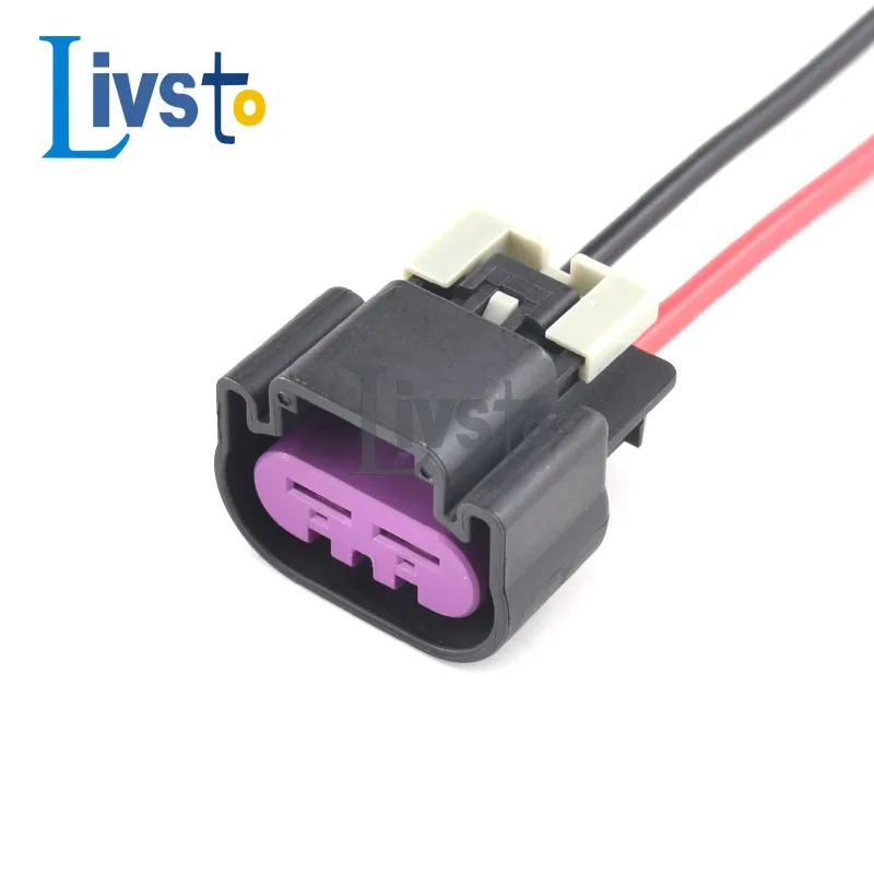 1 Set 2 Pin Auto Wire Harness Connector With 14AWG 15cm  DJ70239-6.3-21