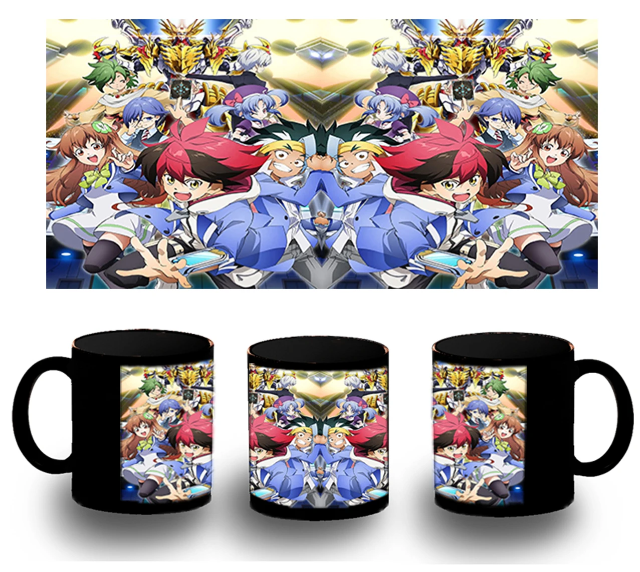 CUP FULLY black SHADOWVERSE ANIME black mug