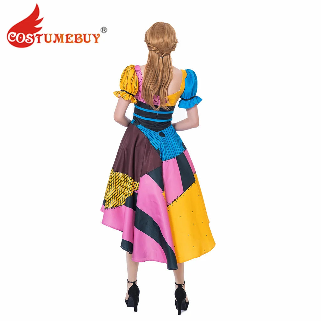 CostumeBuy The Nightmare Cosplay Sally Costume Christmas Halloween Sally Dress Costume Steampunk Cosplay Costume