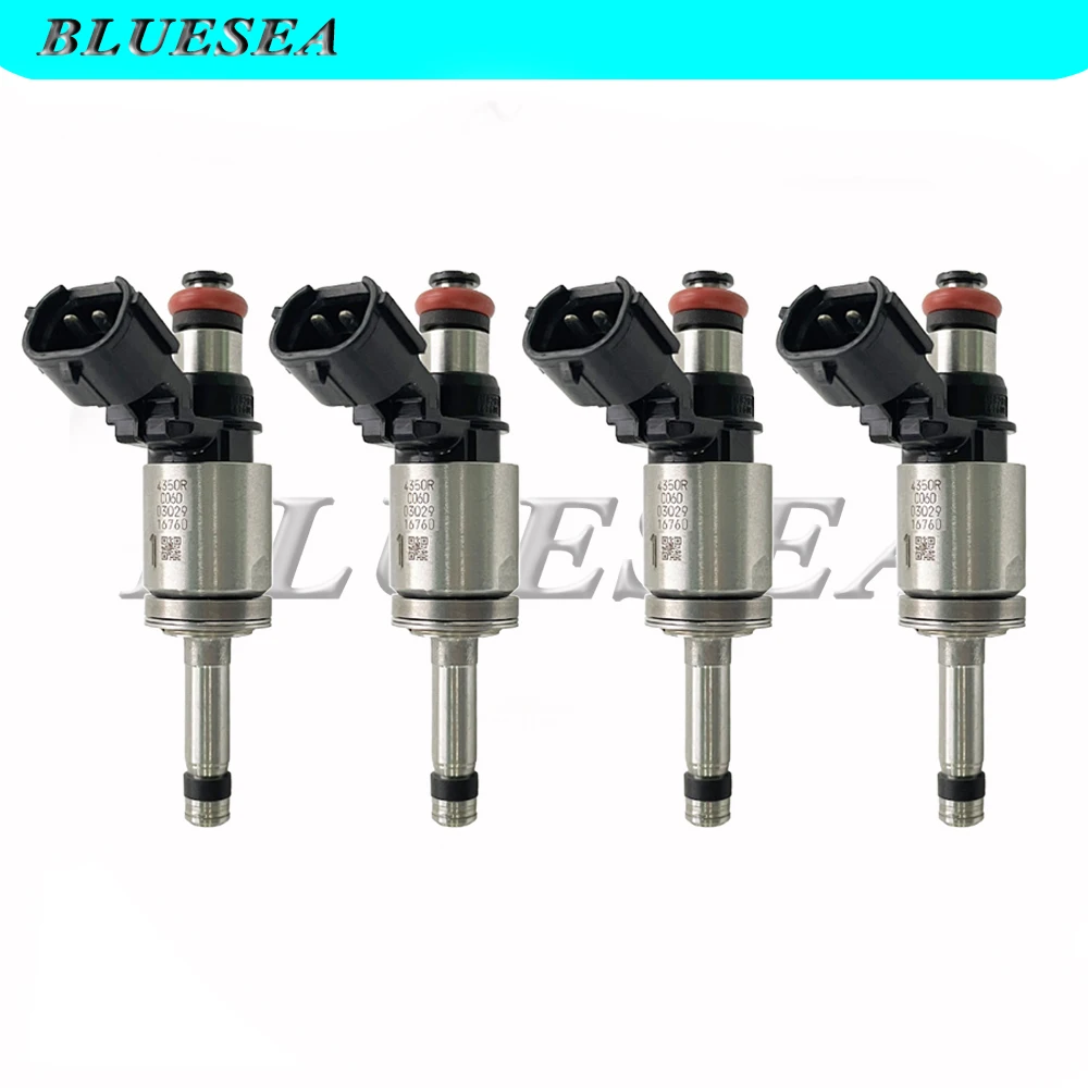 

4PCS 4350R0060 166004350R H8201141604 Fuel INJECTOR Nozzle Fit for Renault NISSAN QASHQAI 2016 1.2