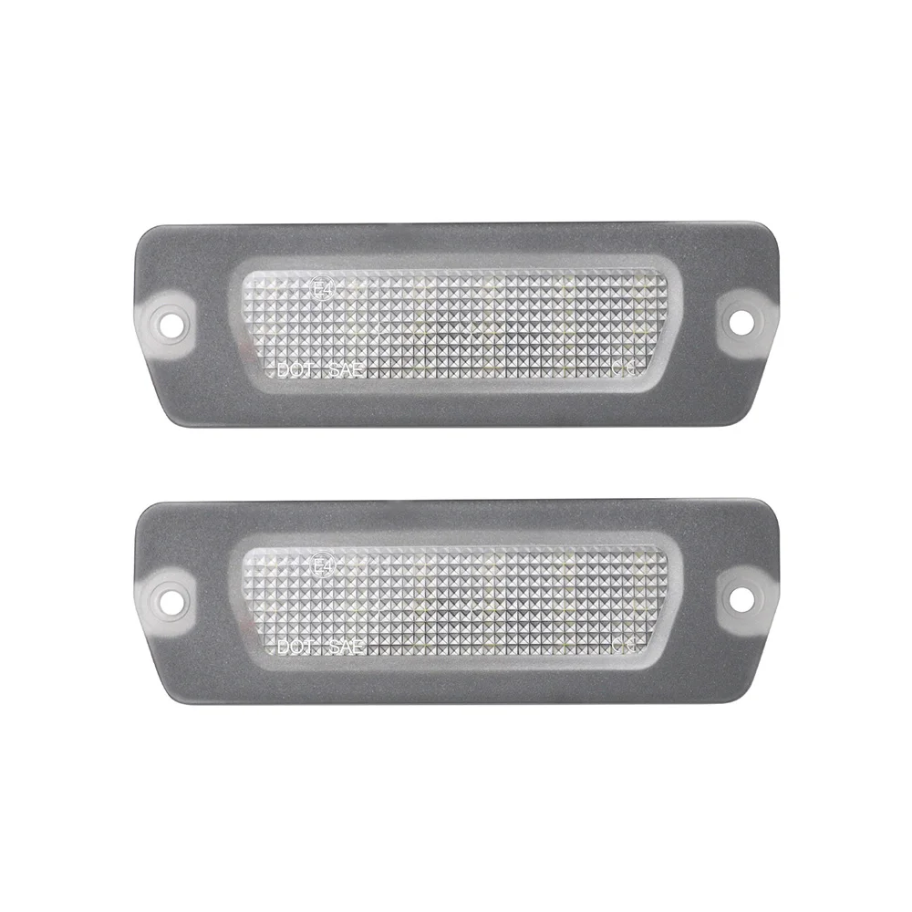 2PCS LED License Plate Light For Maserati GranTurismo GranCabrio Coupe 4200 4200 GT 2001-2007 Number Plate Lamp OEM 198231