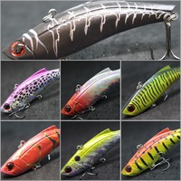wLure Lipless Fishing Lure VIB 9cm 25g Long Distance Casting Lipless Sinking to Bottom Saltwater Tight Wiggle L676