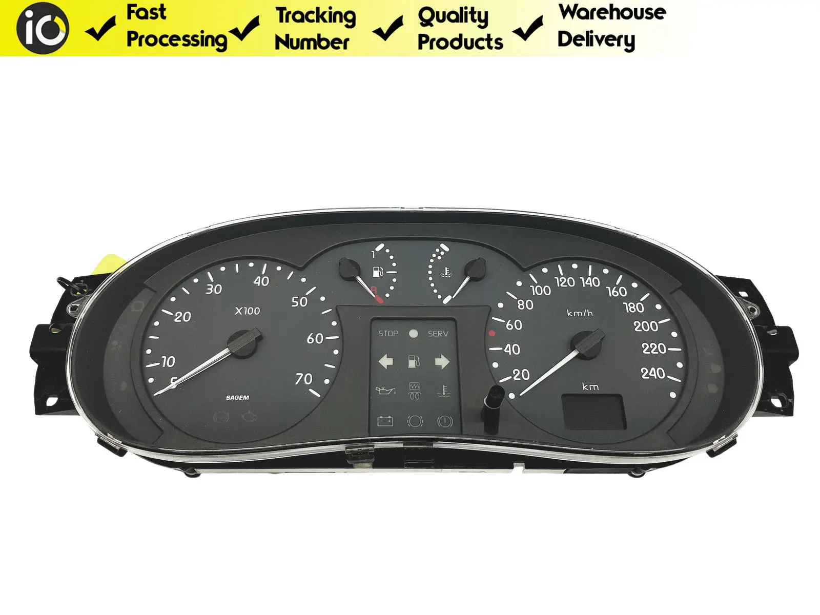 

Speedometer/Instrument Cluster for Clio 2 II MK2 8200054429 Fast Shipment From Warehouse High Quality Spare Parts