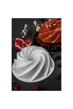 Granıt nonstick Casting stylish windyround shape multi color 26cmX10cm cake mold