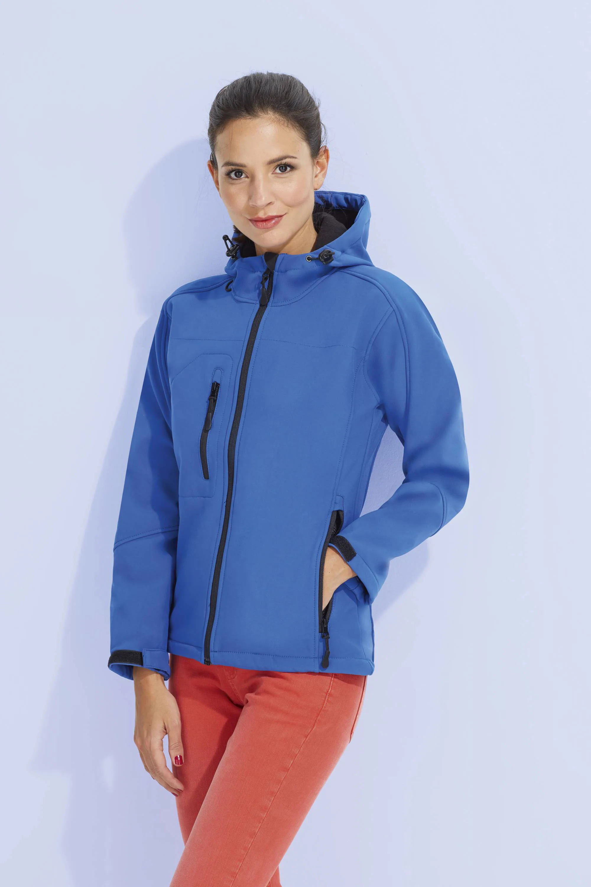 JACKET SOFTSHELL WATERPROOF AND BREATHABLE HOODED-REPLAY WOMEN STYLE