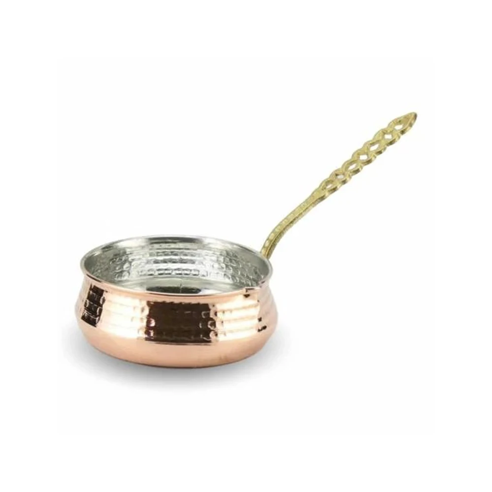 

Morya Tin Plated Handcrafted Copper Medium Size Sauce Pan, Gift Houseware Quality and Useful, Turkish Tin Plated Sauce Pan