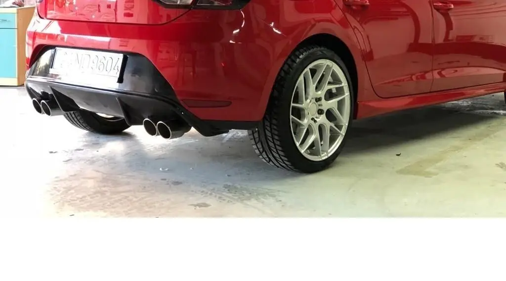 For Seat Leon FR 90mm Double Type Style Exhaust Type System End Pipe Stainless Steel Car Exhaust Pipe For all Cars Quality