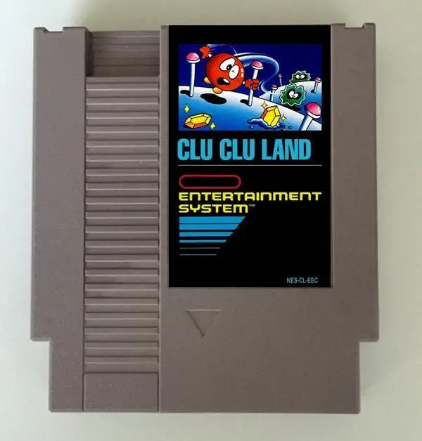 New Clu Clu Land(FDS) Game Cartridge for NES/FC Console