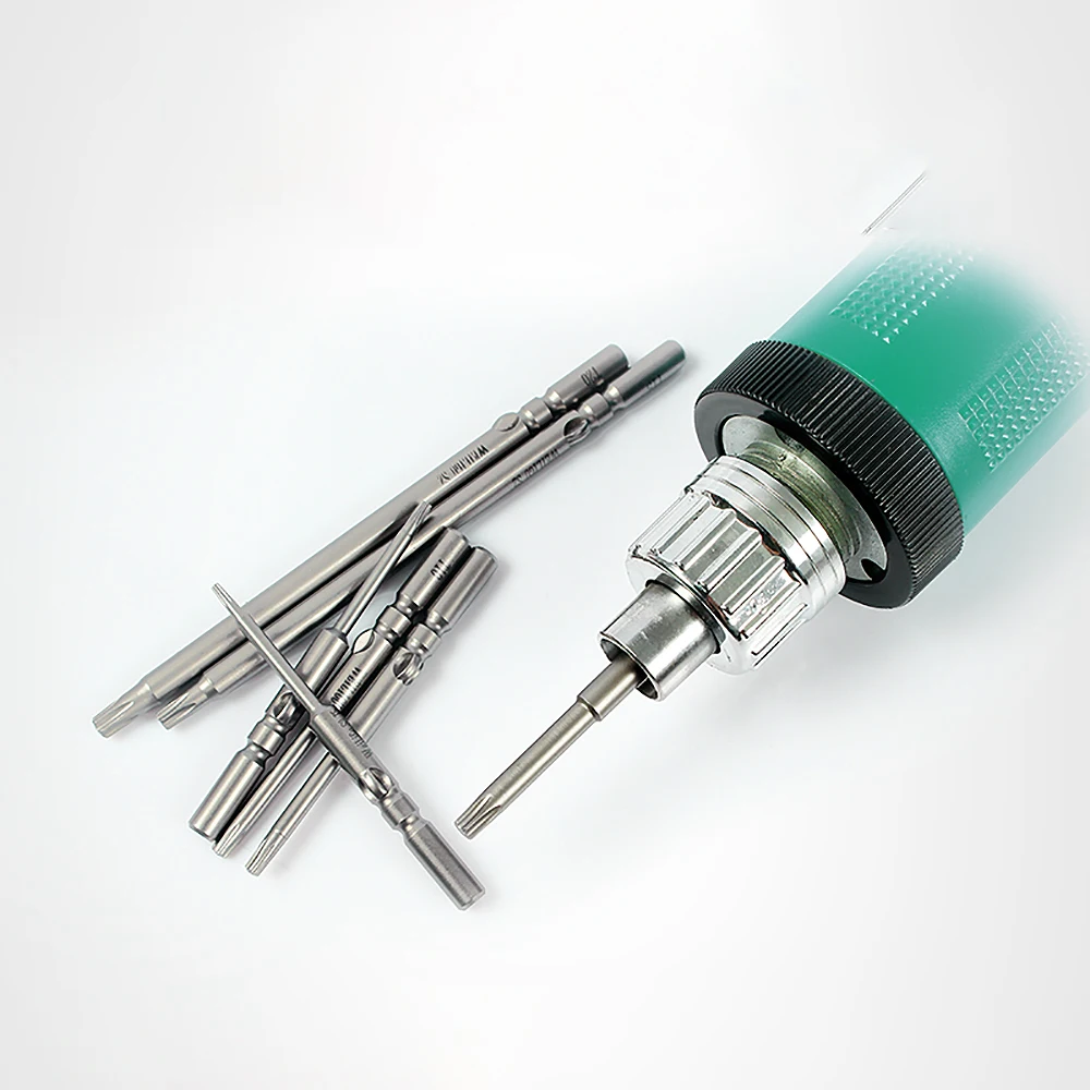 5Pc Elektrische Schroevendraaier Boor Set Torx Drive Schacht 5Mm S2 T4 - T15 Effen Lengte 60 100 150Mm Magnetische Houtbewerking Diy Gereedschap