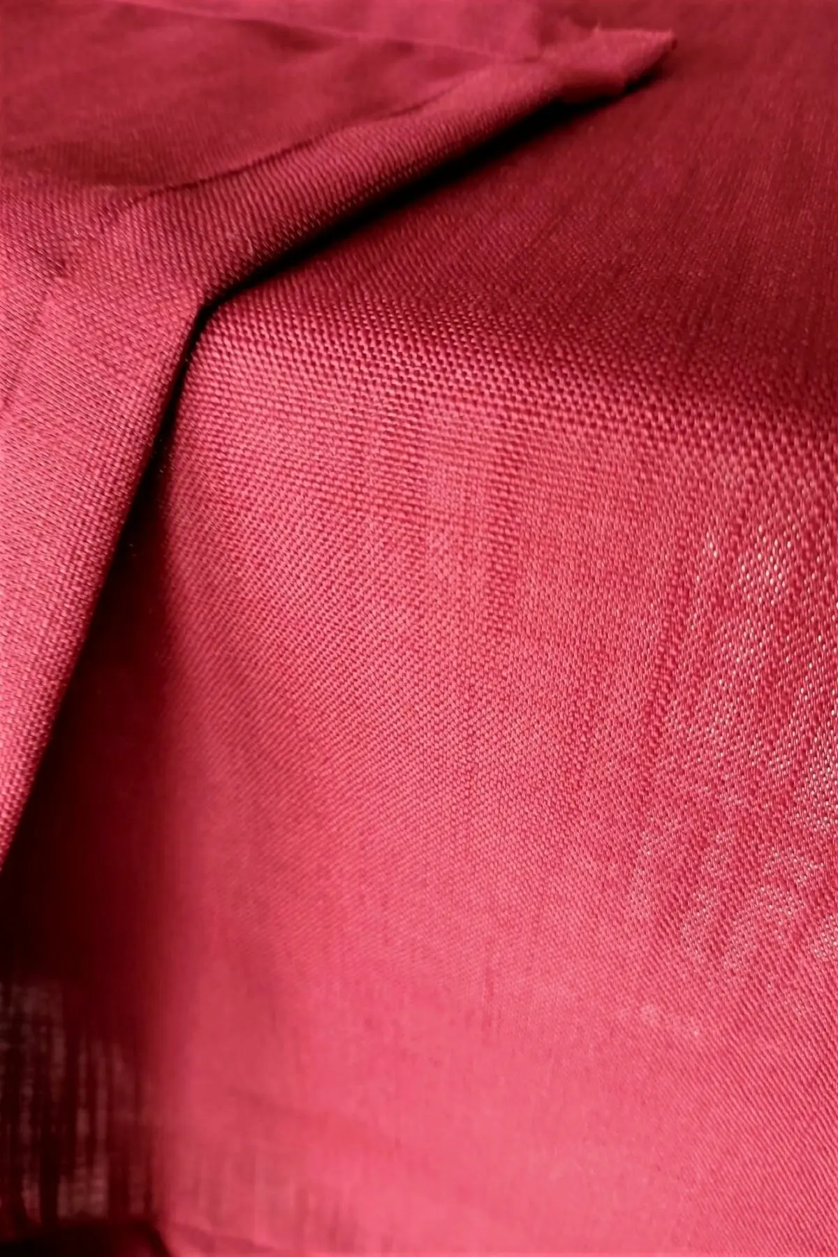 Linen Look Fiber Fabric Red Table Cloth  Wedding, Party,Sofa Cover Turkish Cotton For Rectangle Table