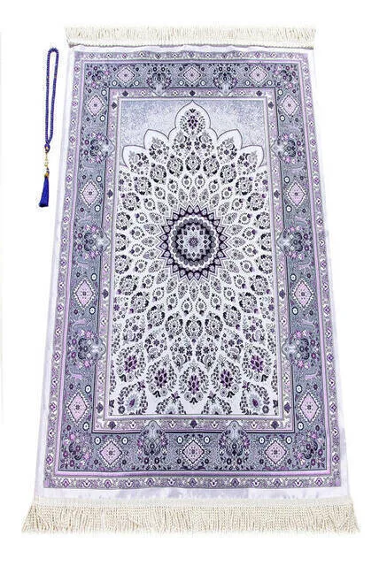 GREAT Gift Ceylin Prayer Rug Purple Color COVER AND QUALITY CARPET FOR PRAYER .