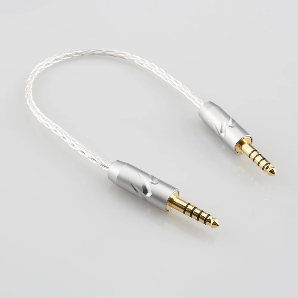 Новый аудиокабель Audiocrast 819AG для самостоятельной сборки, Hi-Fi одинарный, 4,4 мм, сбалансированный аудиокабель с наружной резьбой на 4,4 мм, перехо...