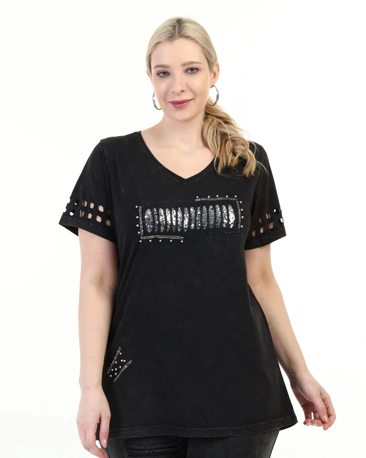 Diaves Vrouw Plus Size Zomer Mode Self-Effect Zuur-Spoelen Trainingspak Sets Turkse Kwaliteit