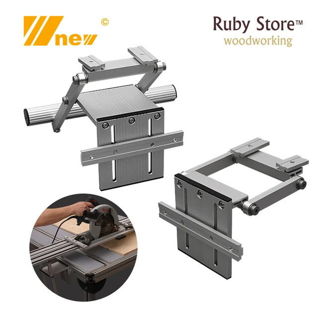 W new Accessories for Cutting System for Circular Saw Guide Rail Tracks and Table Woodworking