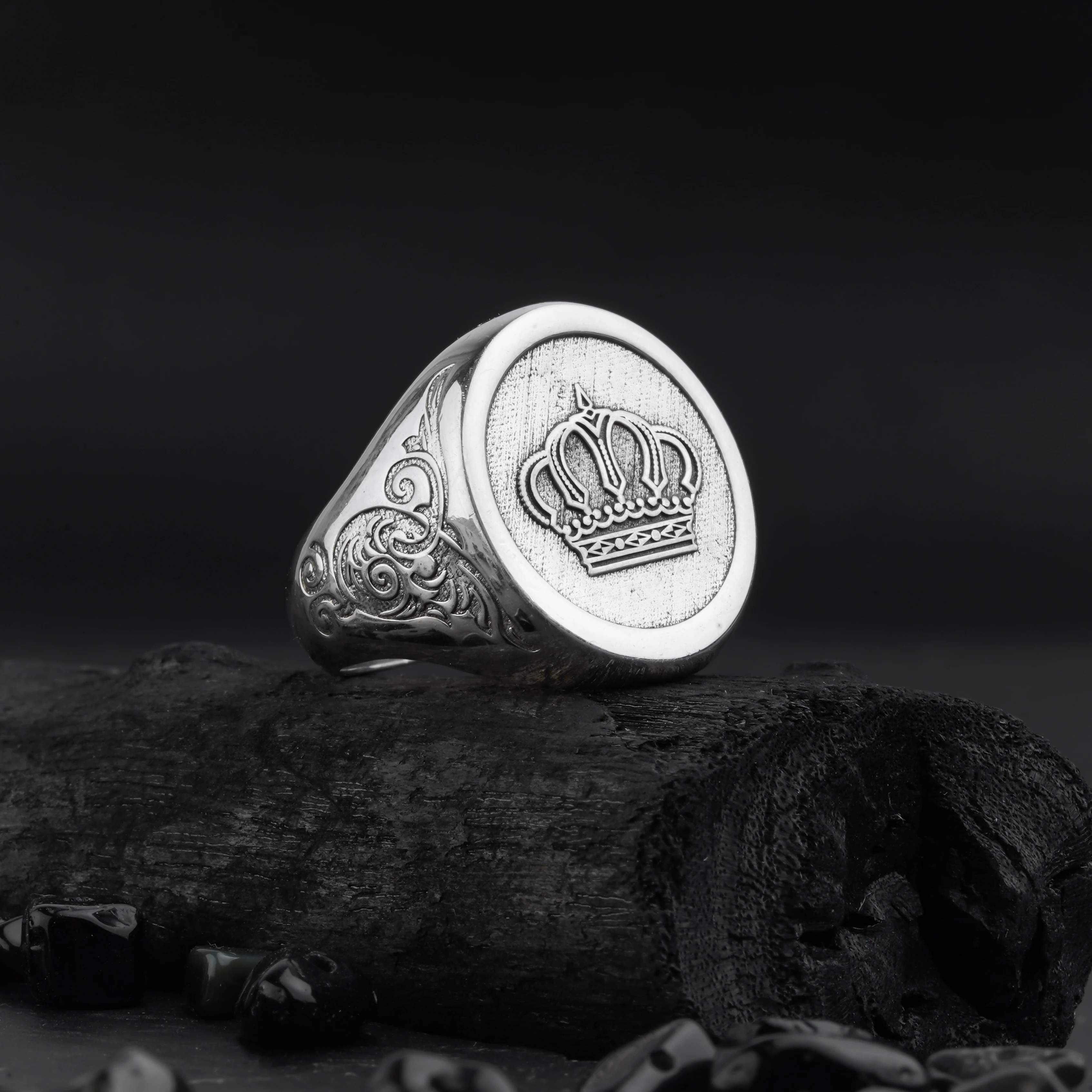 925 Sterling Silver ring custom design name and pattern  Jewelry Made in Turkey in a luxurious way for men with gift High-qualit