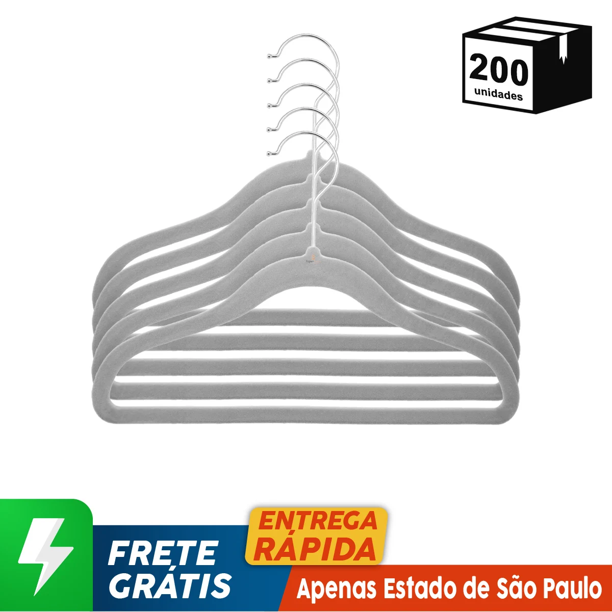 Cabides Veludo Crianças 200 Peças Gancho Prata Giratório Antiderrapante Para Rack Roupa Infantil Pequena Camisa Casaco Vestido